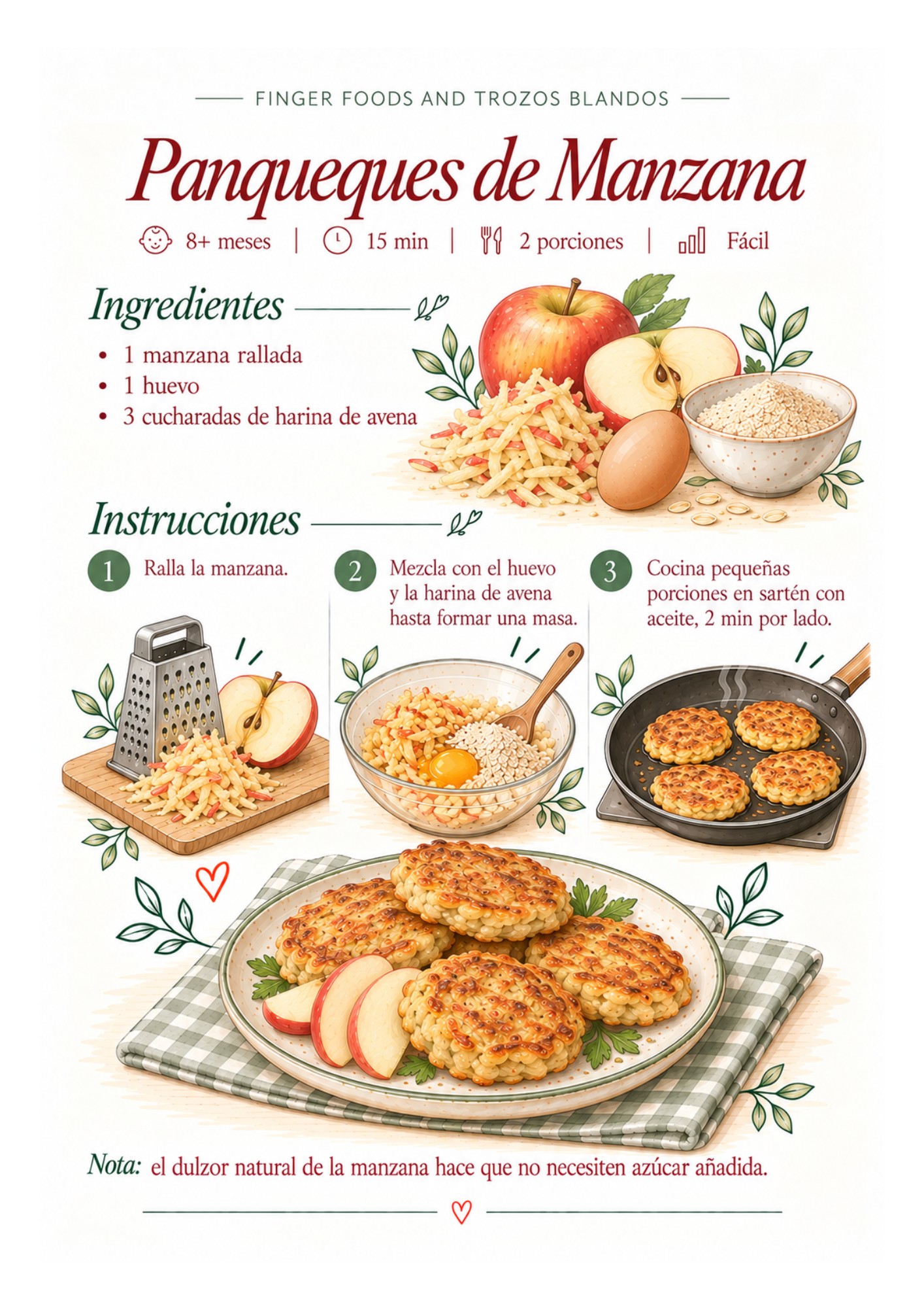 Página interior: Panqueques de Manzana